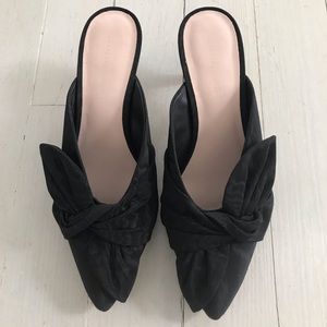 Loeffler Randall kitten heel mules